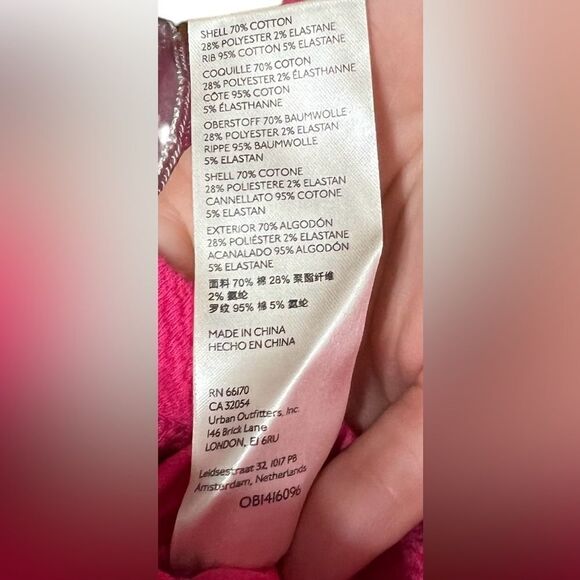 Maeve by Anthropologie | Smoked Long Sleeve Top | Pink | large - Picture 7 of 7